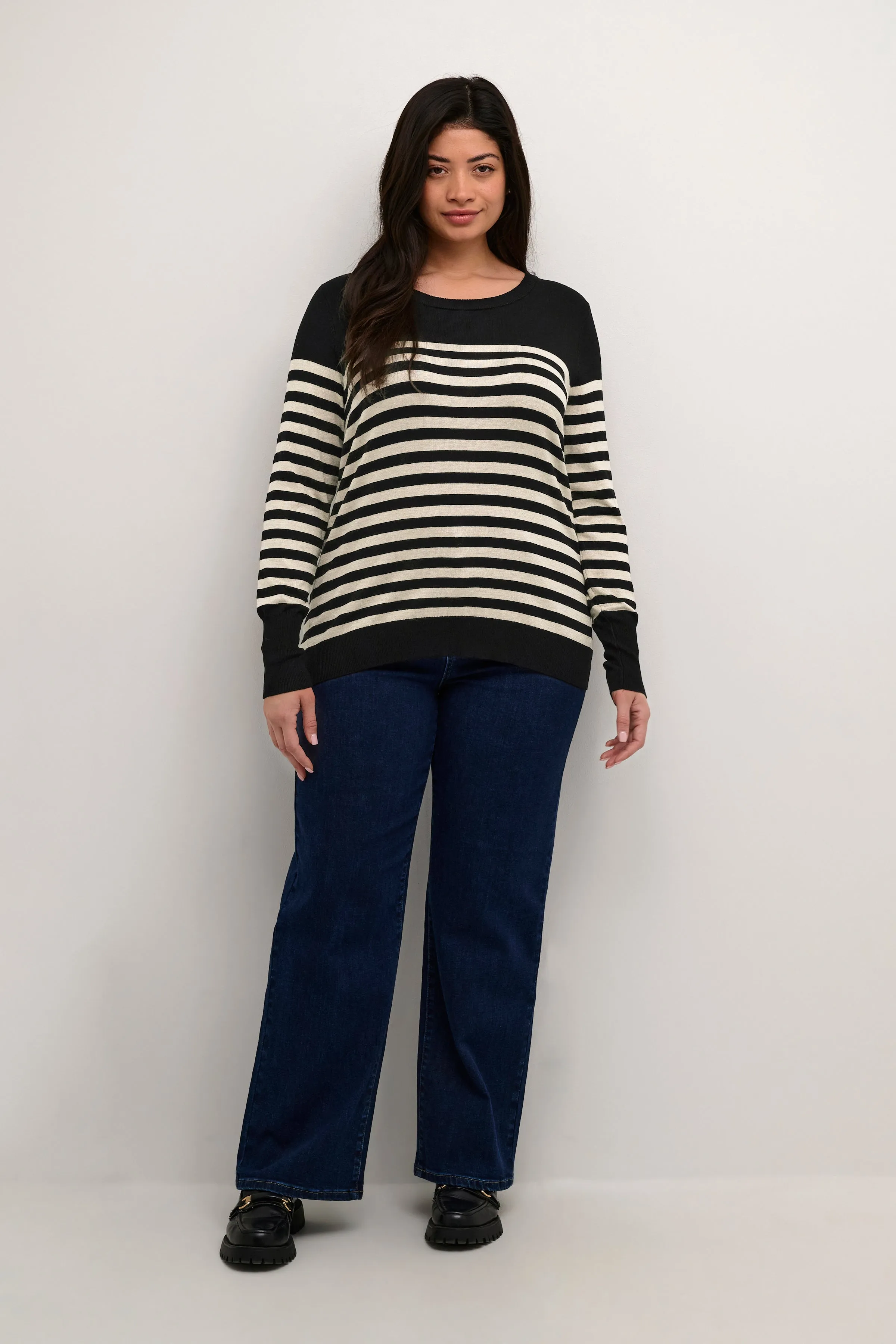 KClizzy Striped Knit Pullover