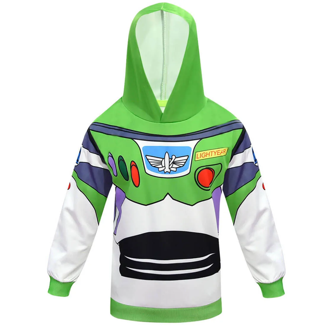 Kids Hoodie Pants 2pcs Suit Boy and Girls Halloween Carnival Dress Up Costume