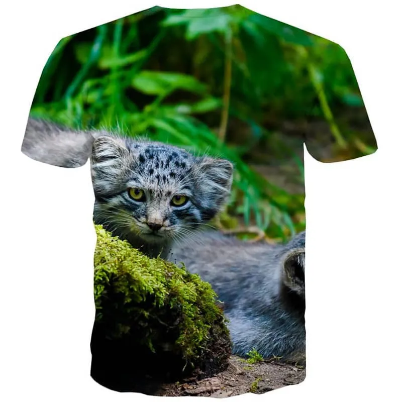 kitten shirt 3D shirt cat man Cool art costume pet