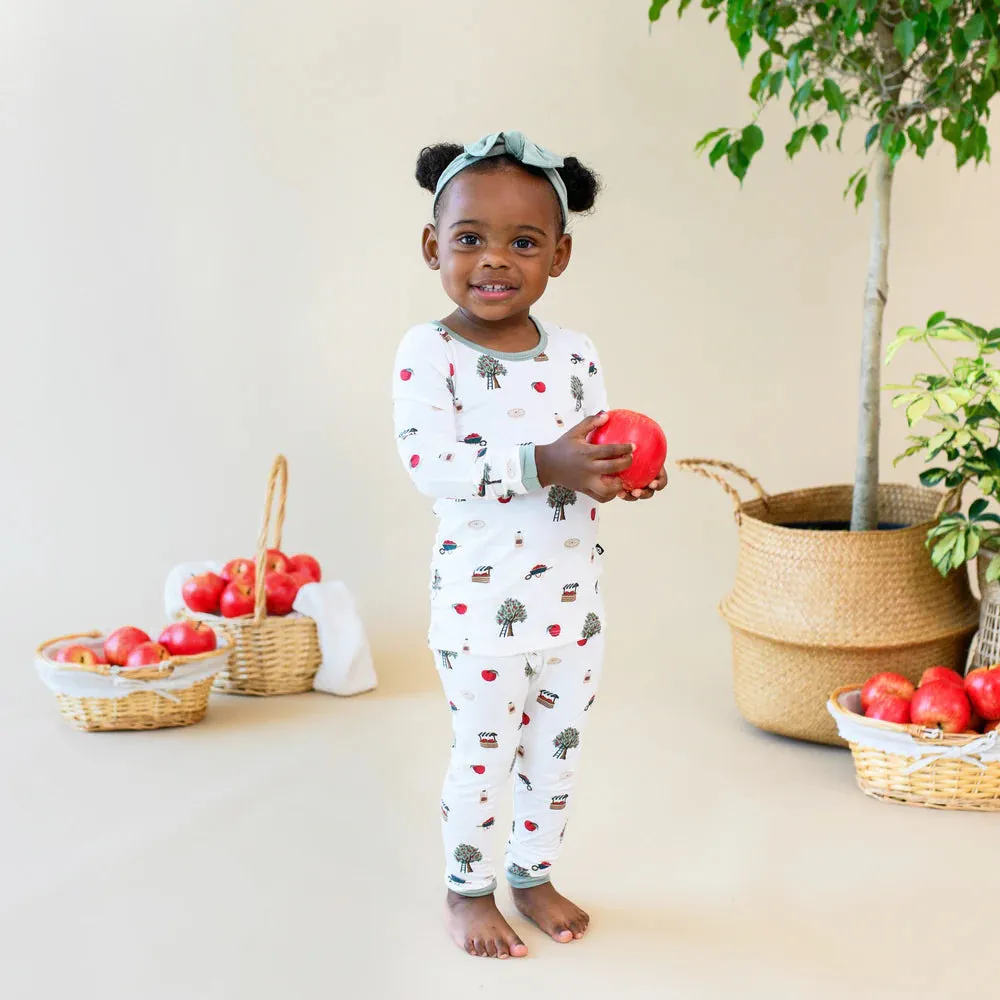 Kyte Baby Long Sleeve Pajama Set - Apple Orchard