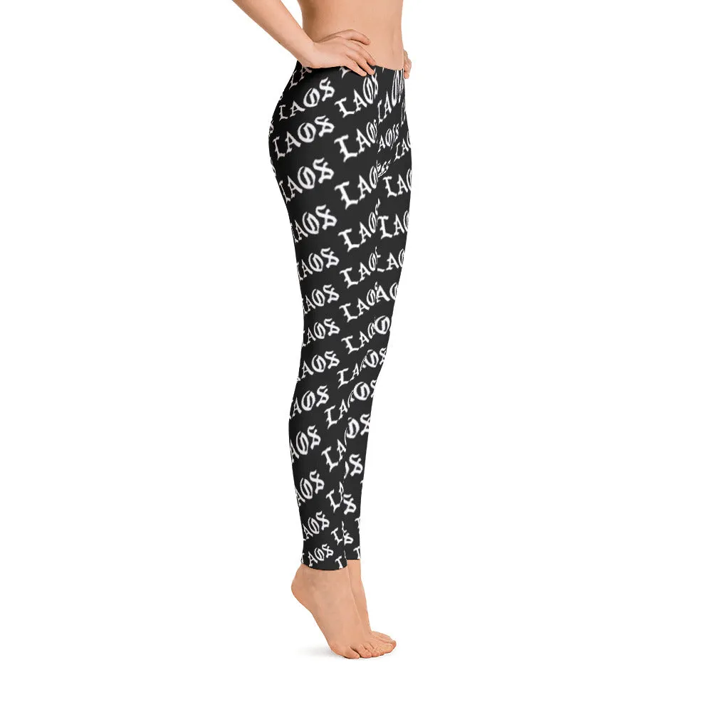 Laos Old English All-Over Leggings