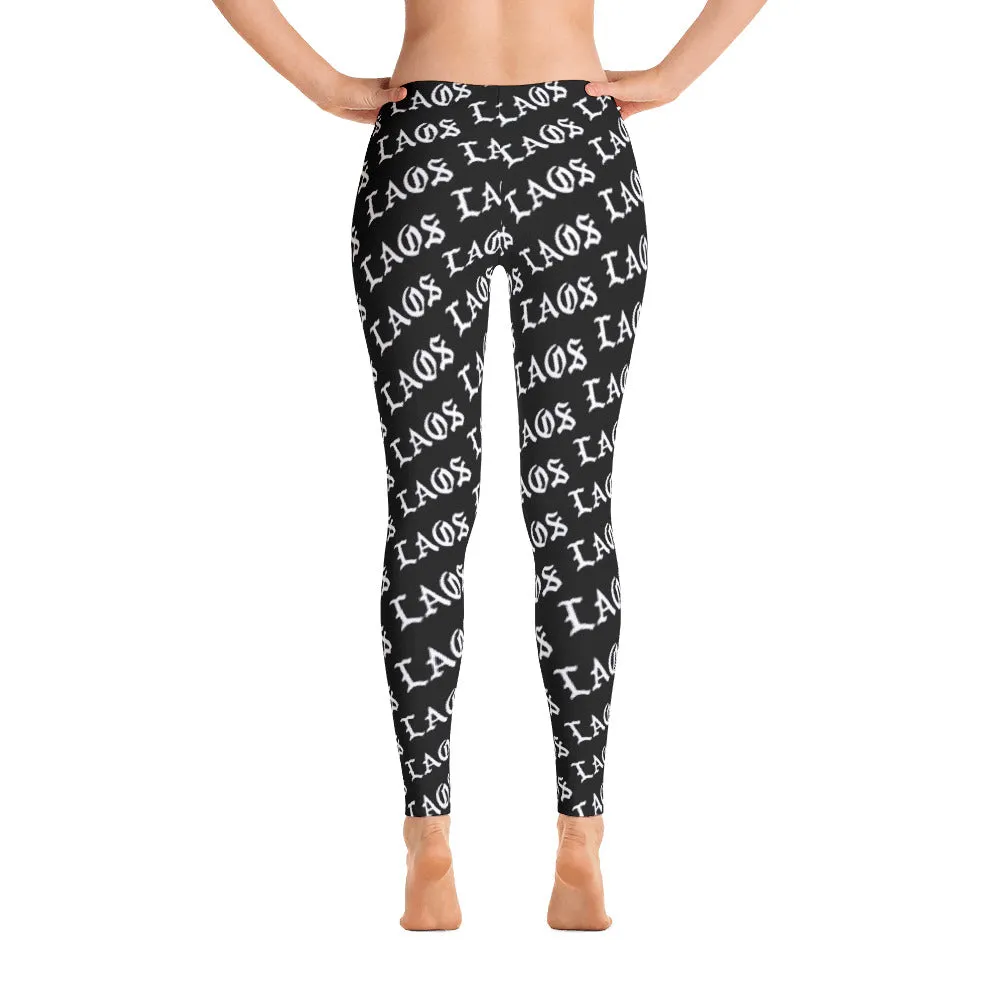 Laos Old English All-Over Leggings