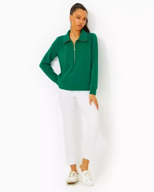 Lilly Pulitzer UPF 50  Eleni Pullover Fiddle Leaf Green