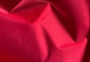 Maraschino Cherry Red Cotton Twill (Made in Italy)