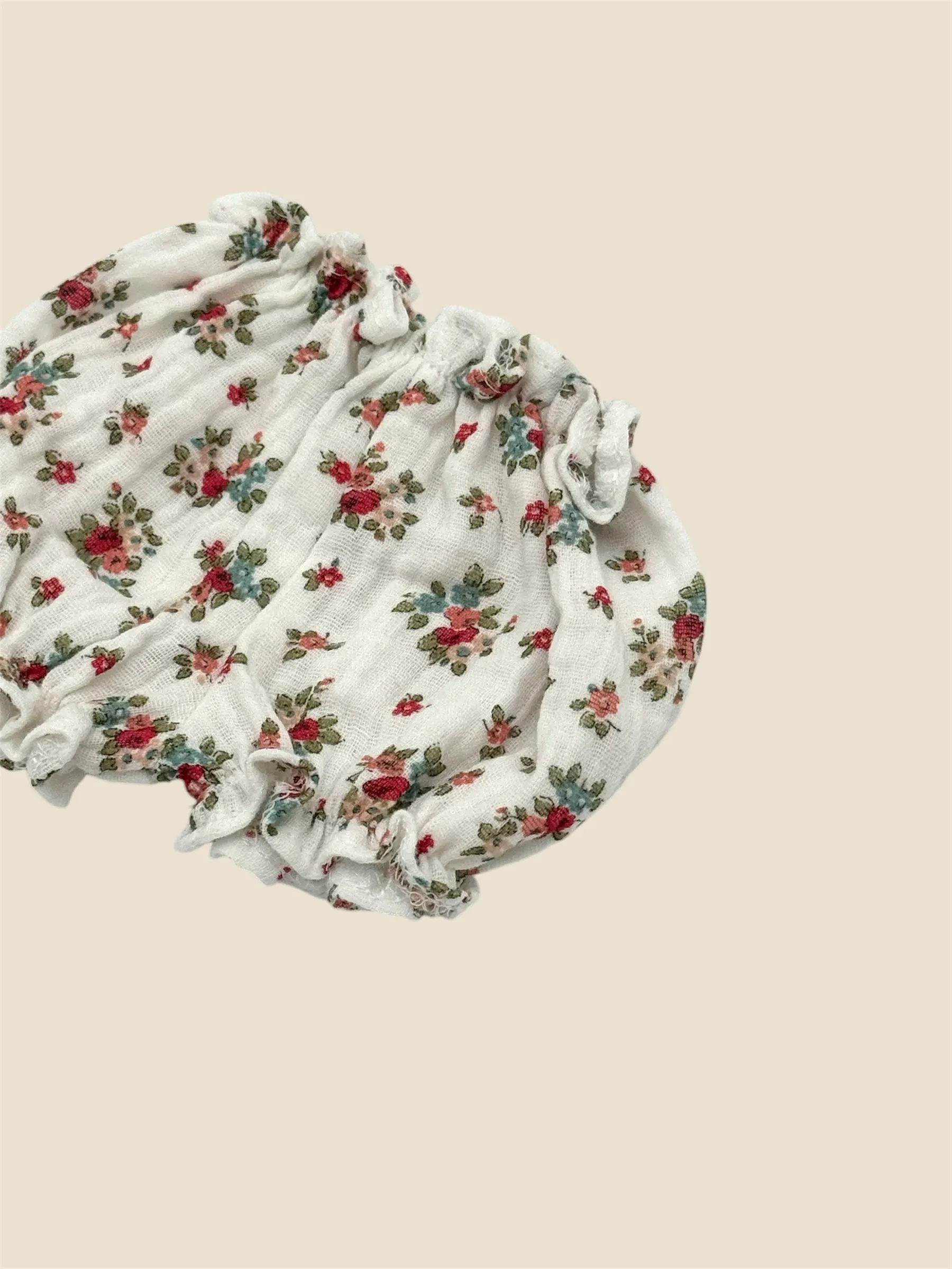 Minikane Doll Clothes | Muslin Bloomers - Wildflower Meadow