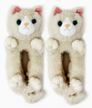 Molly The Kitty Plush Non-Slip Slippers Medium 7-8
