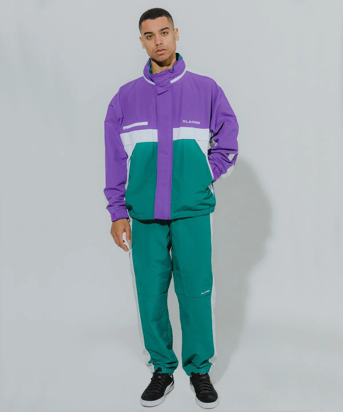 MULTI PANELED NYLON JACKET