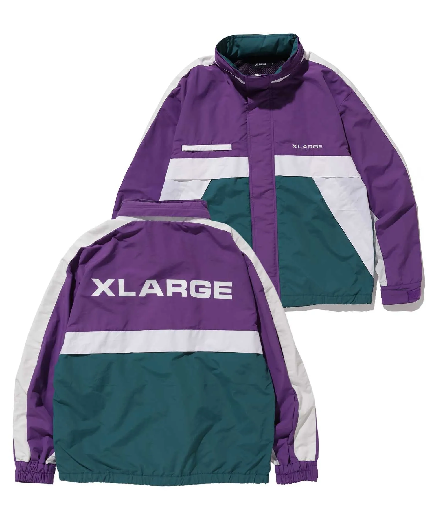 MULTI PANELED NYLON JACKET