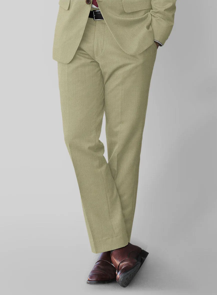 Napolean Light Khaki Wool Pants