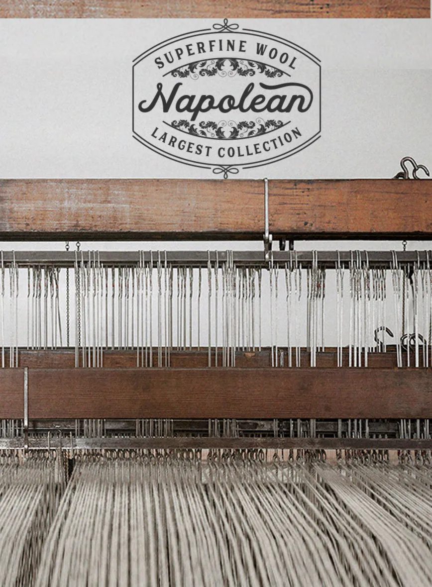 Napolean Light Khaki Wool Pants