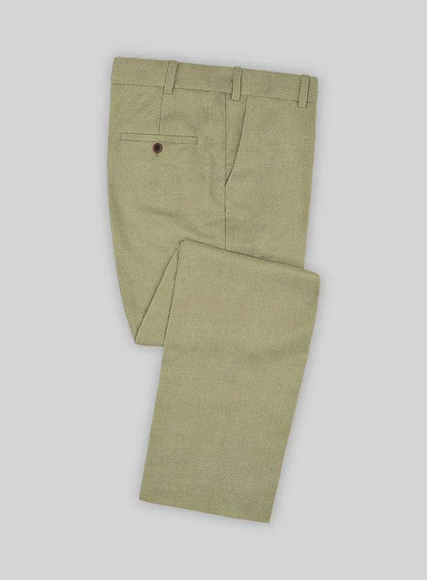 Napolean Light Khaki Wool Pants
