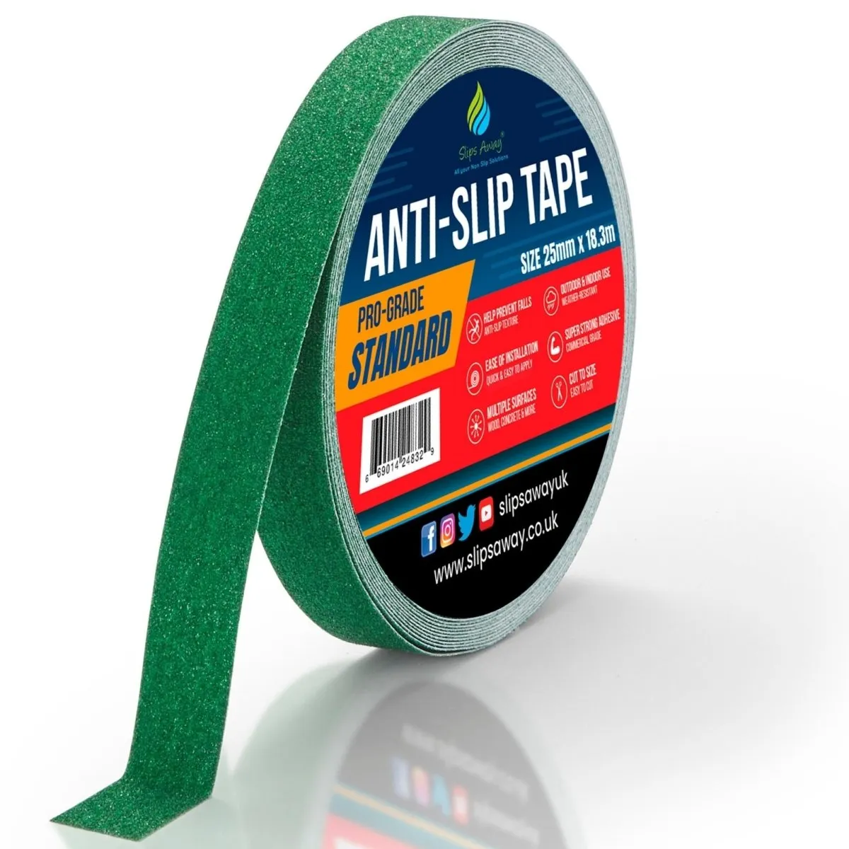 Non Slip Tape Roll Pro Standard Grade - Anti Slip Traction for Indoor/Outdoor Use