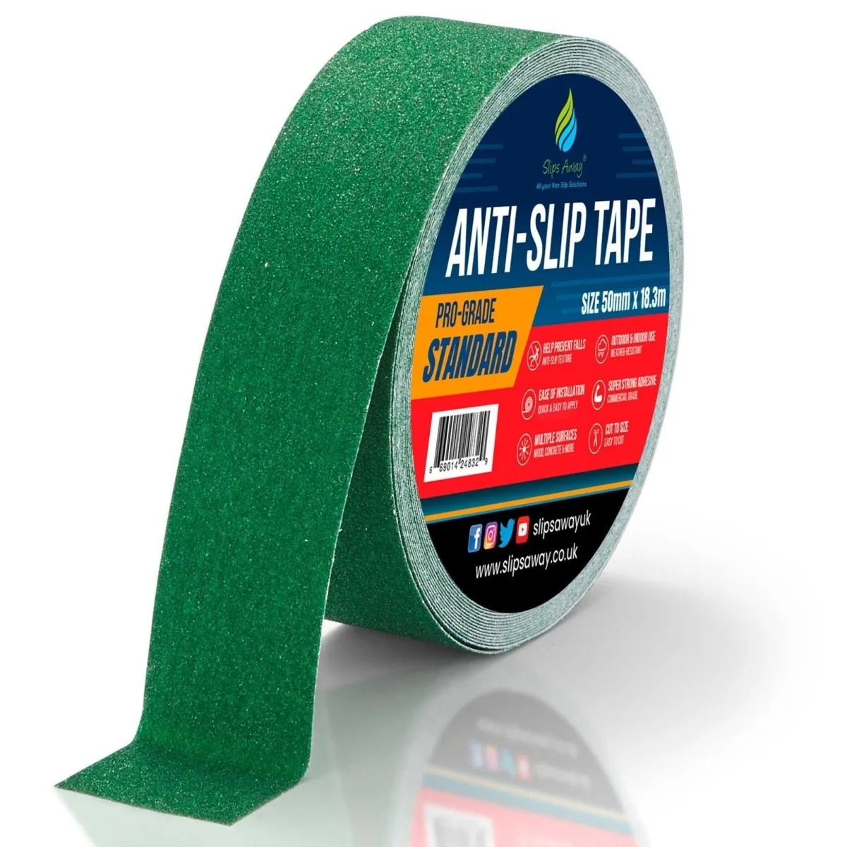 Non Slip Tape Roll Pro Standard Grade - Anti Slip Traction for Indoor/Outdoor Use