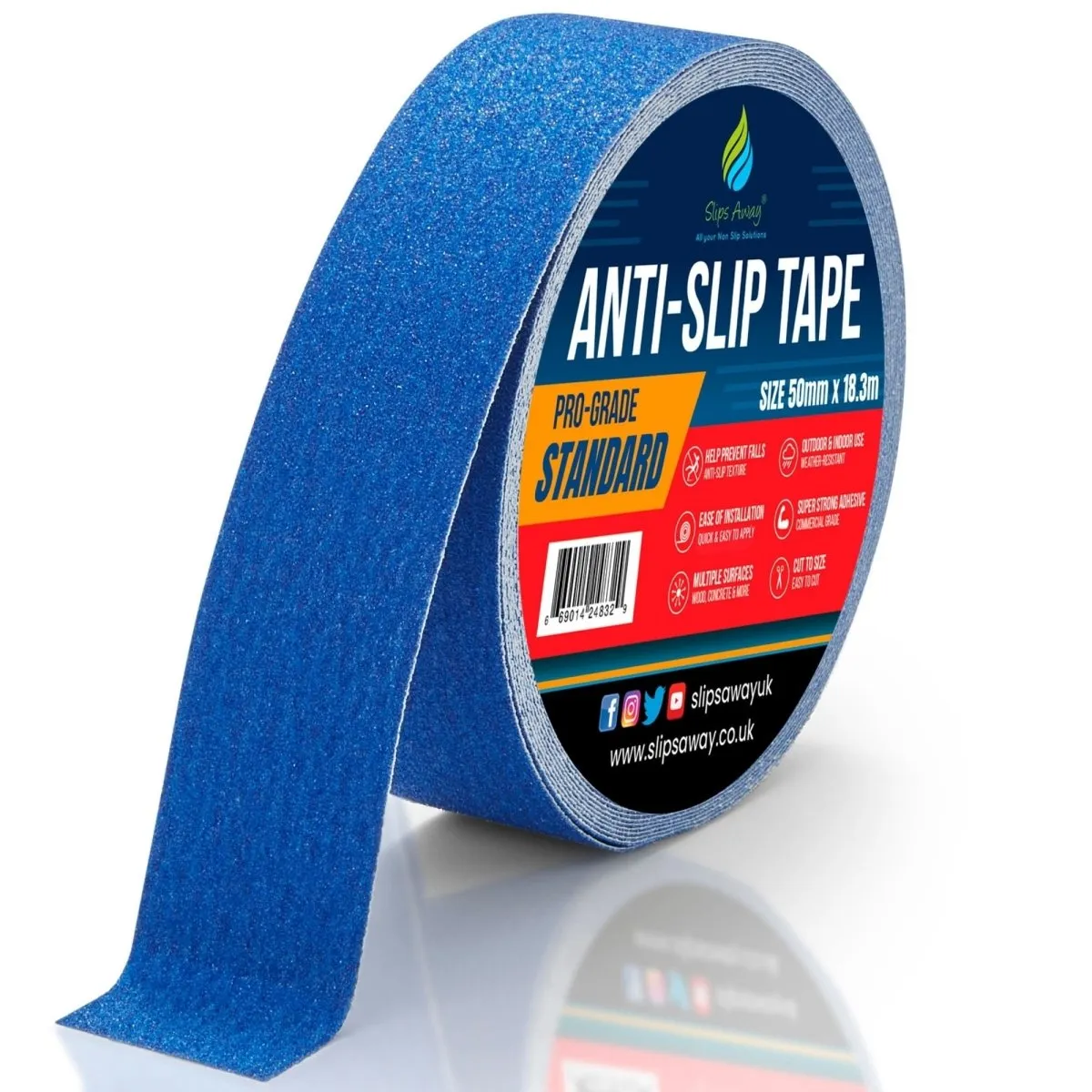 Non Slip Tape Roll Pro Standard Grade - Anti Slip Traction for Indoor/Outdoor Use
