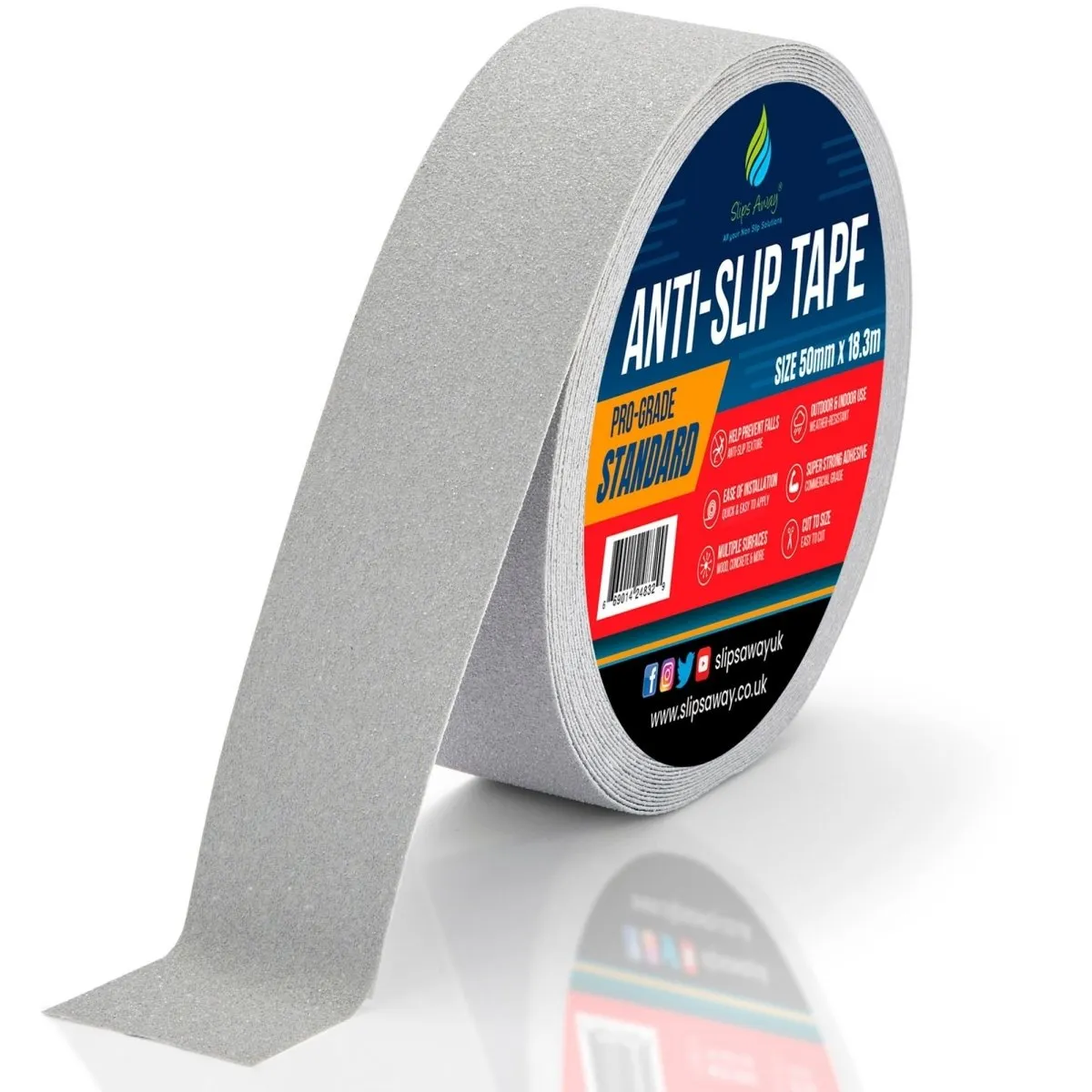 Non Slip Tape Roll Pro Standard Grade - Anti Slip Traction for Indoor/Outdoor Use