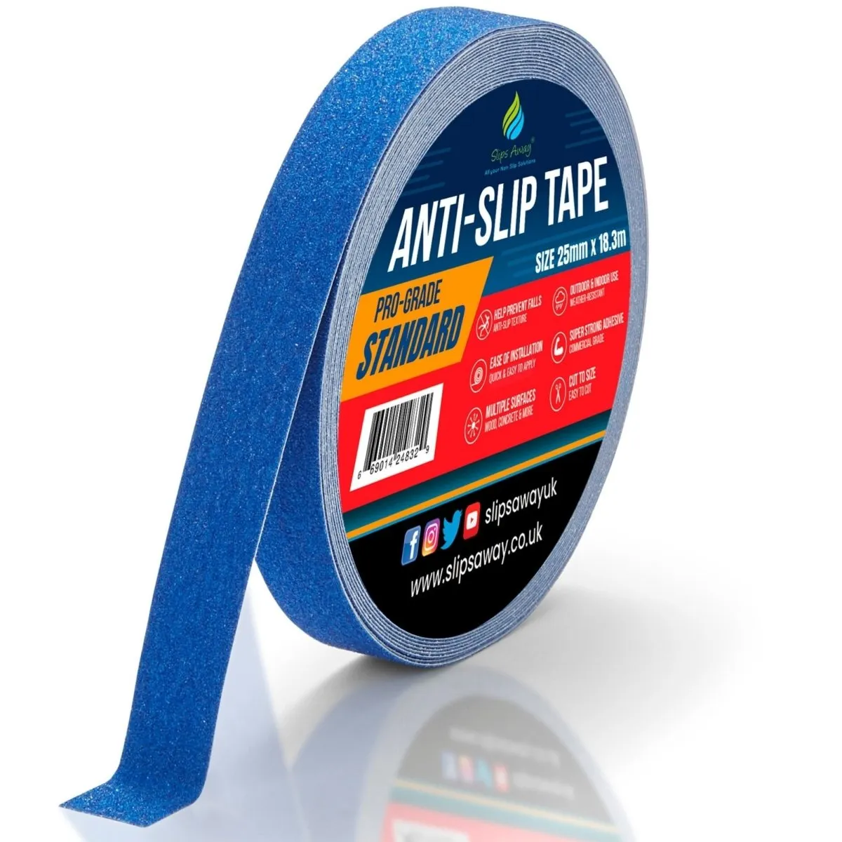 Non Slip Tape Roll Pro Standard Grade - Anti Slip Traction for Indoor/Outdoor Use