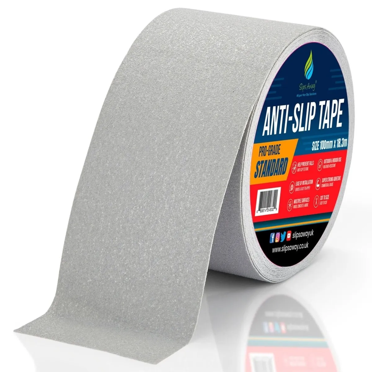 Non Slip Tape Roll Pro Standard Grade - Anti Slip Traction for Indoor/Outdoor Use