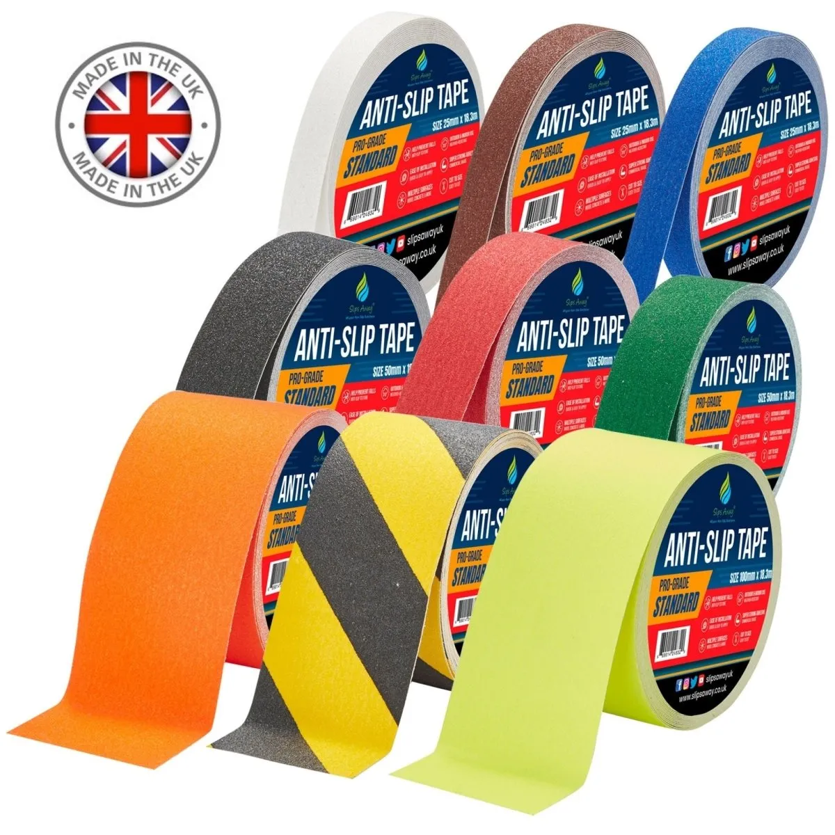 Non Slip Tape Roll Pro Standard Grade - Anti Slip Traction for Indoor/Outdoor Use