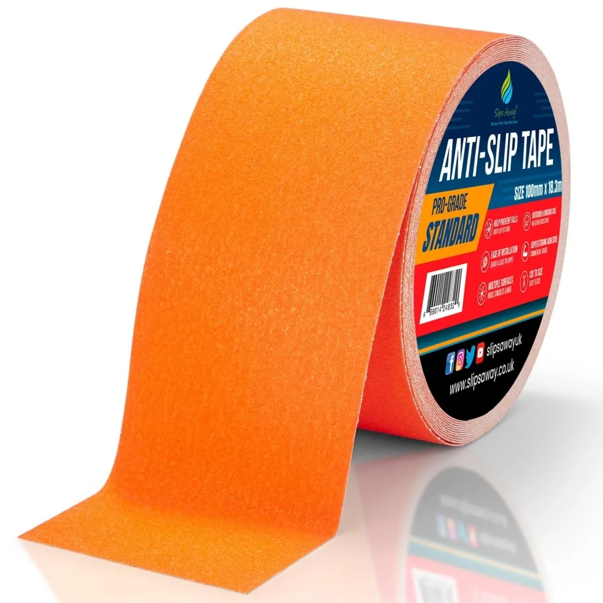Non Slip Tape Roll Pro Standard Grade - Anti Slip Traction for Indoor/Outdoor Use