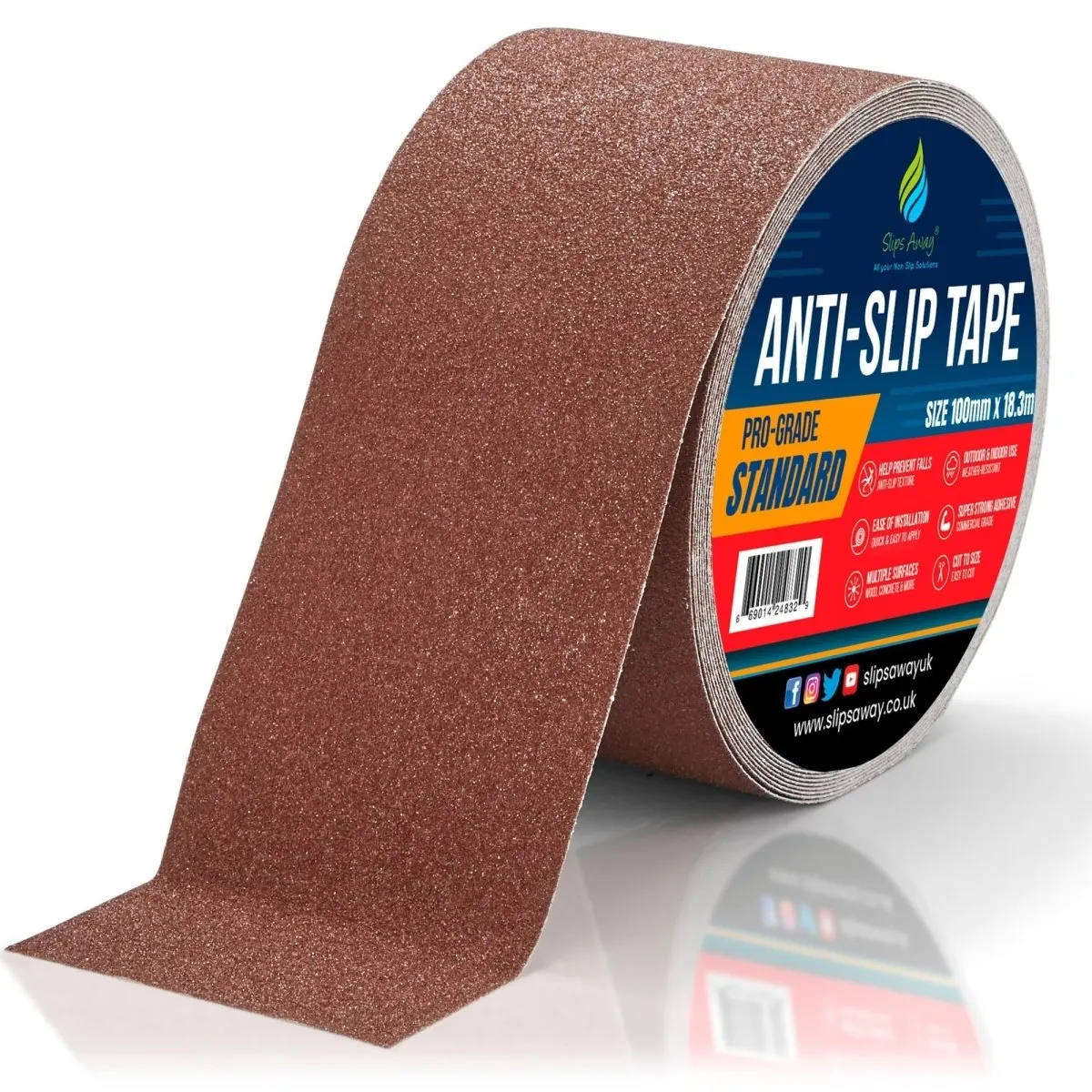 Non Slip Tape Roll Pro Standard Grade - Anti Slip Traction for Indoor/Outdoor Use