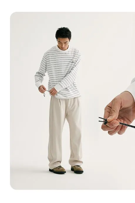 NORYBRAND ドローストリングボーダーTシャツ NGA010
