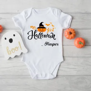 Personalised Baby Bodysuit - First Halloween