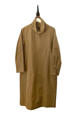 Peter O. Mahler Camel High Neck Papercrash Dress