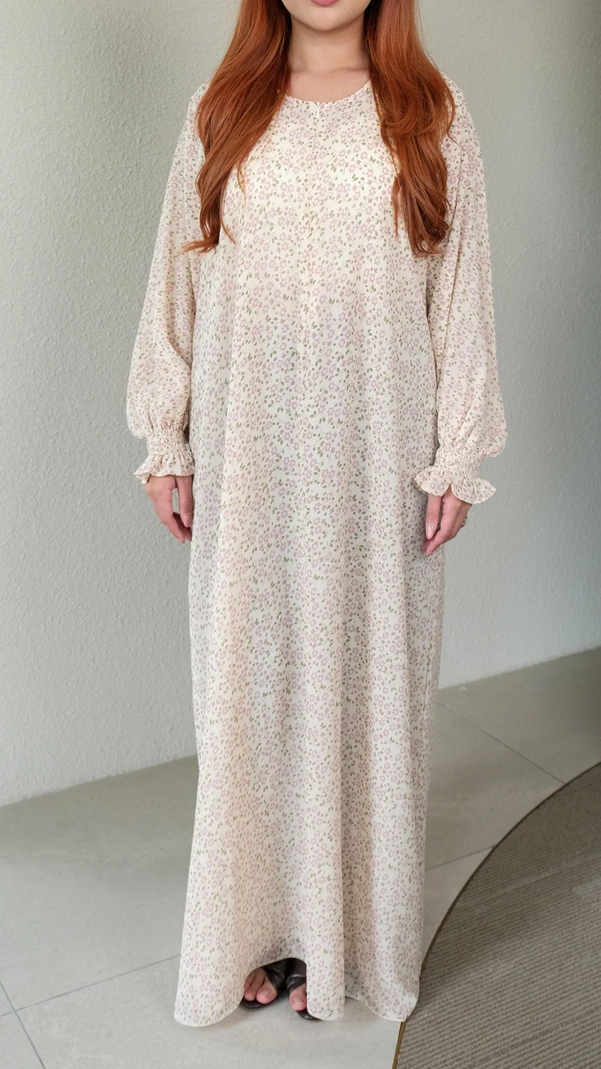 Petunia Cream Pink Dress