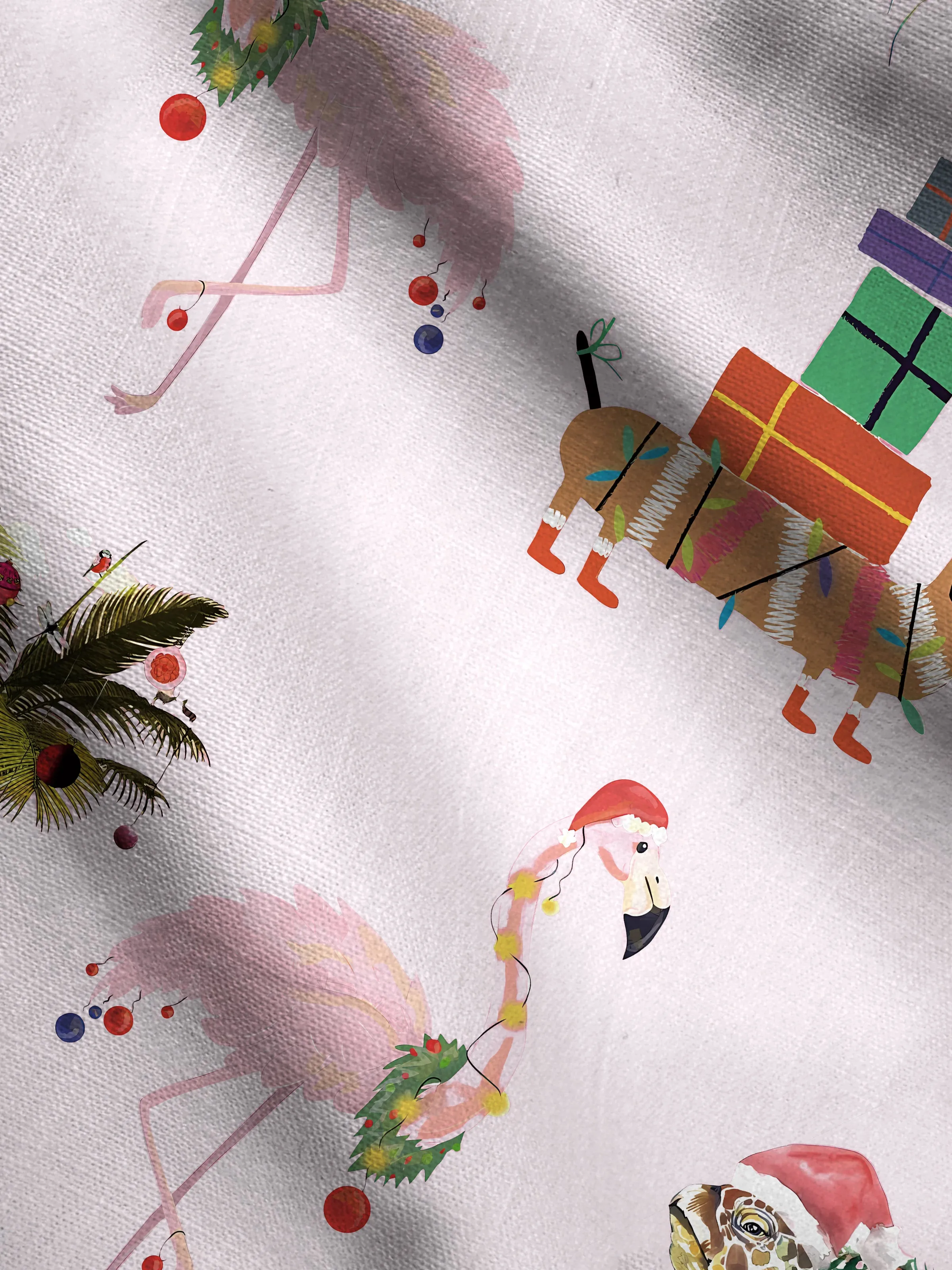 PRE-ORDER Christmas in Hawaii Cotton Shirt