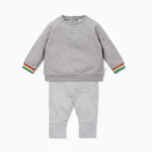 Rainbow Sweatshirt & Leggings Outfit