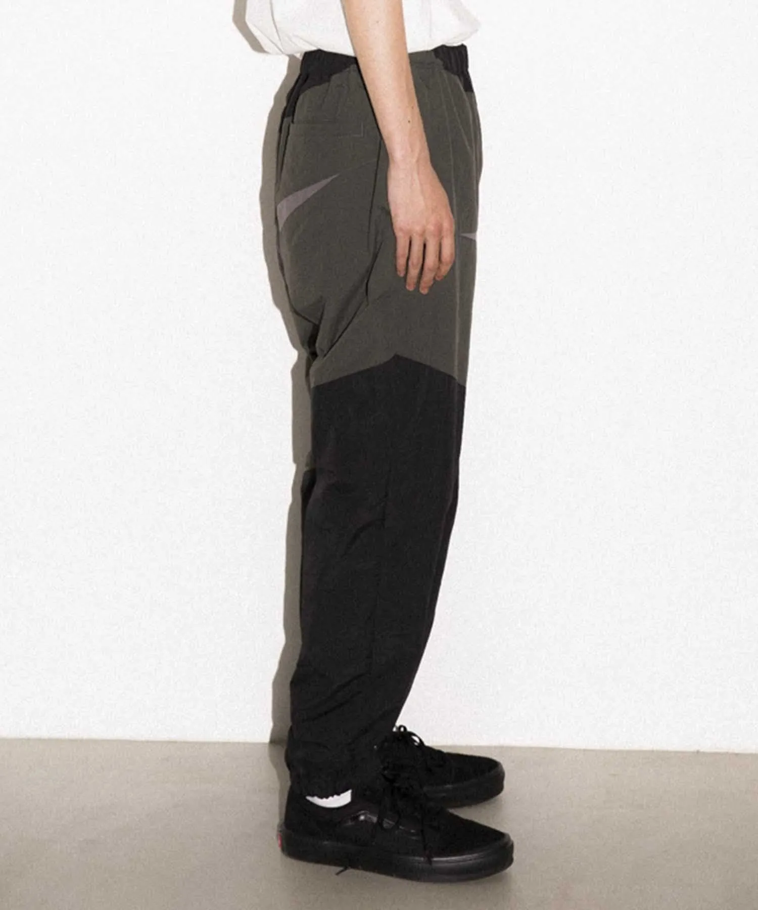 SLASH PANELED NYLON PANTS