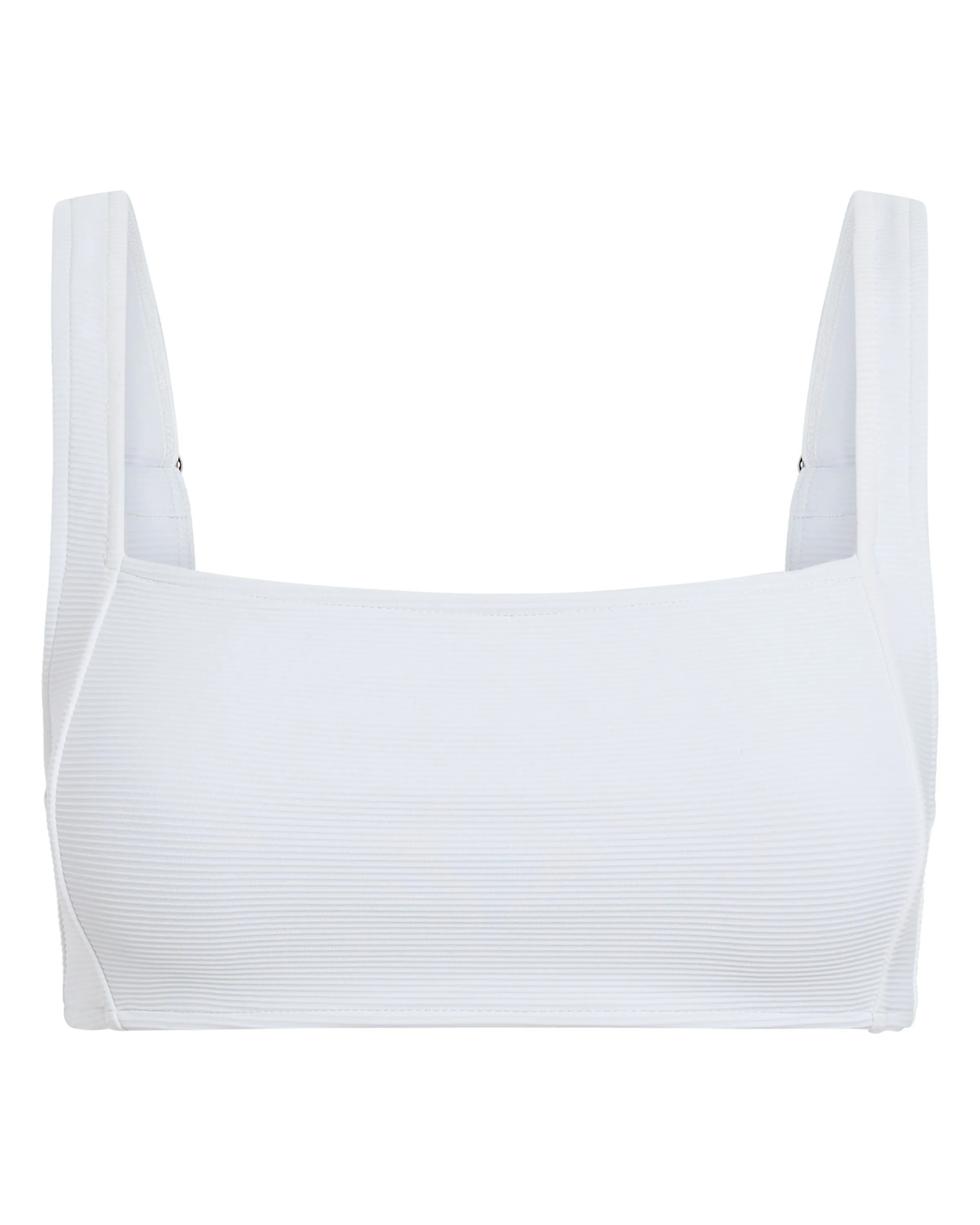 SQUARE NECK TOP - WHITE