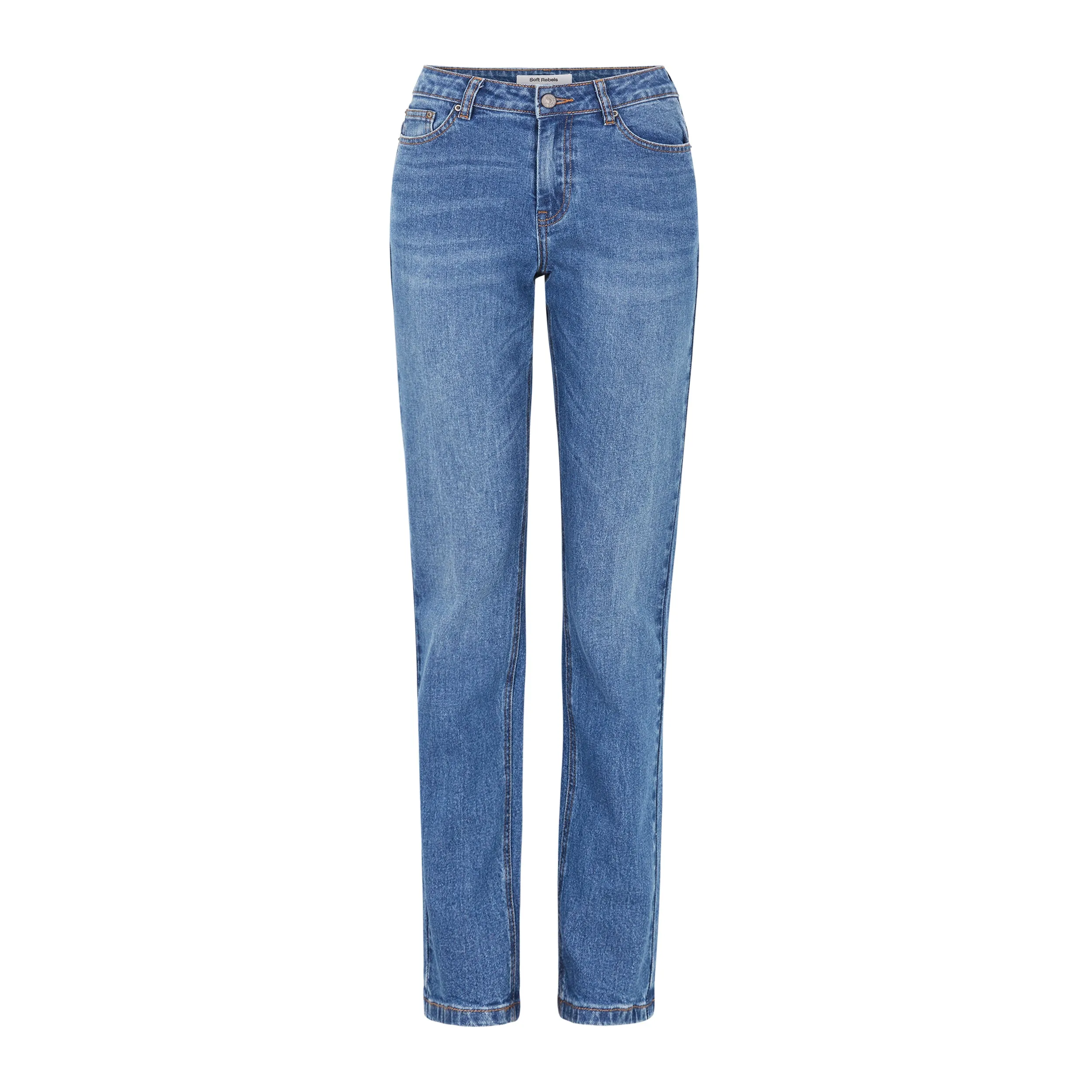SRWilla Straight Jeans - Medium Blue Denim