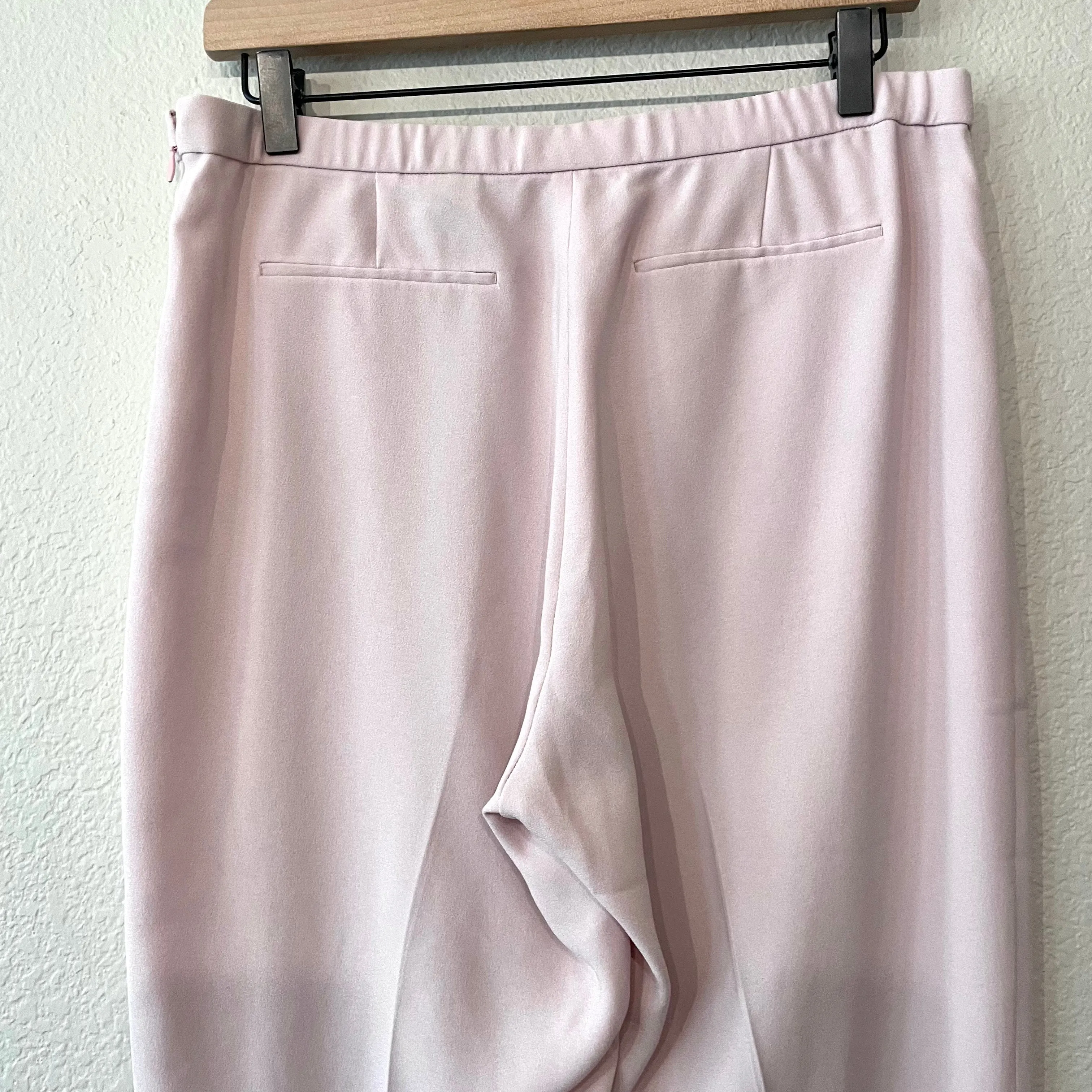 Straight Leg Ribbon Trim Pants
