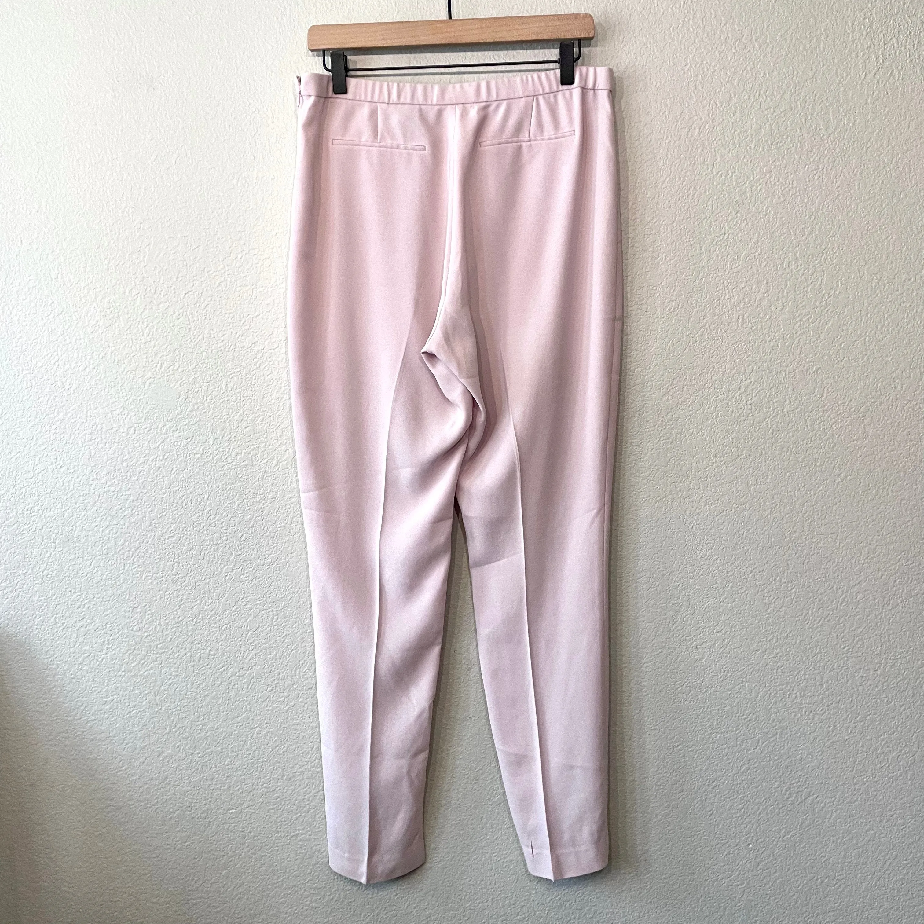 Straight Leg Ribbon Trim Pants