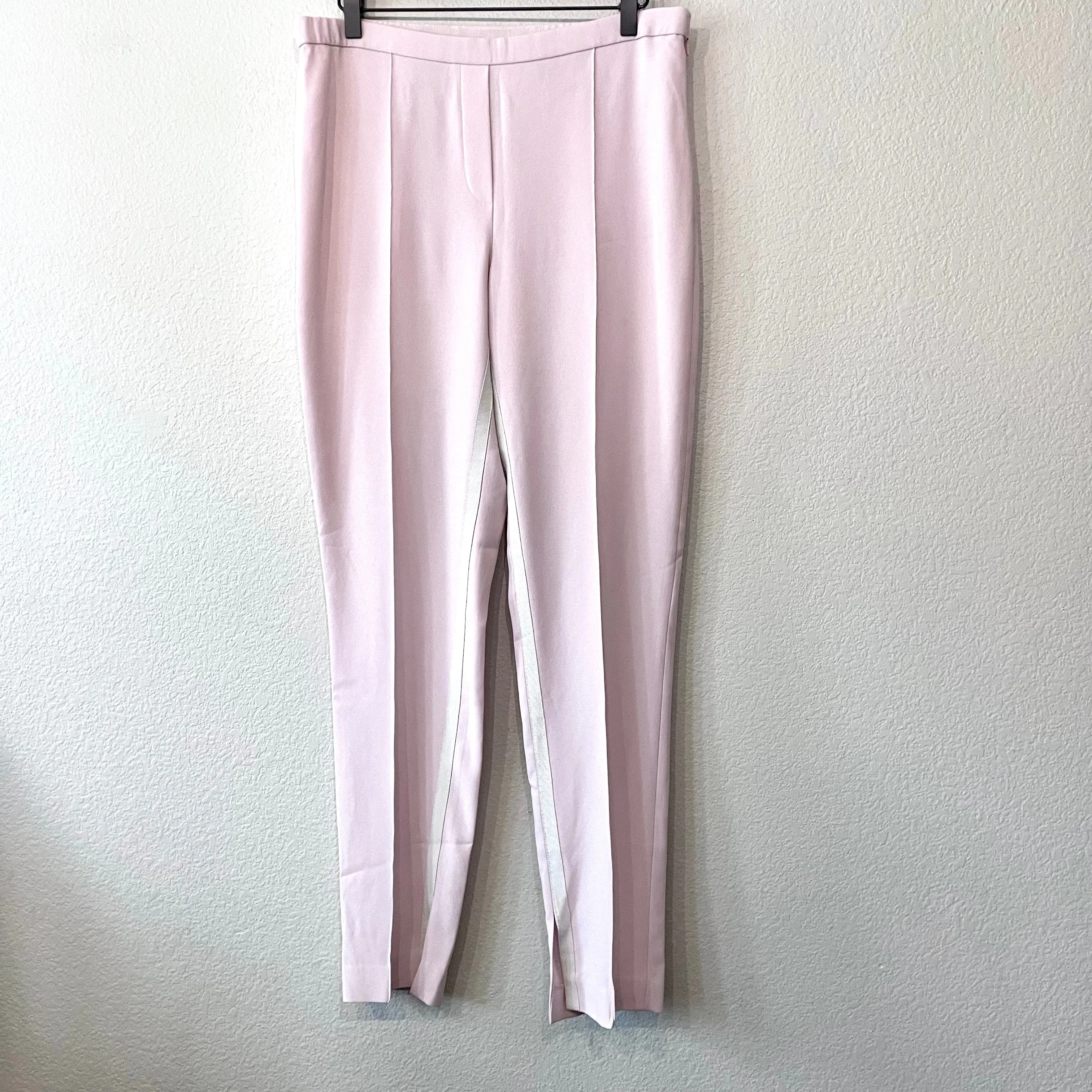 Straight Leg Ribbon Trim Pants