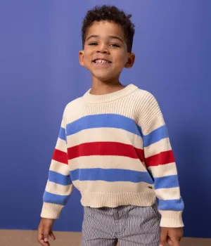 STRIPY COTTON PULLOVER