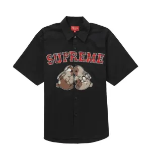 Supreme Bunnies Work Shirt Black