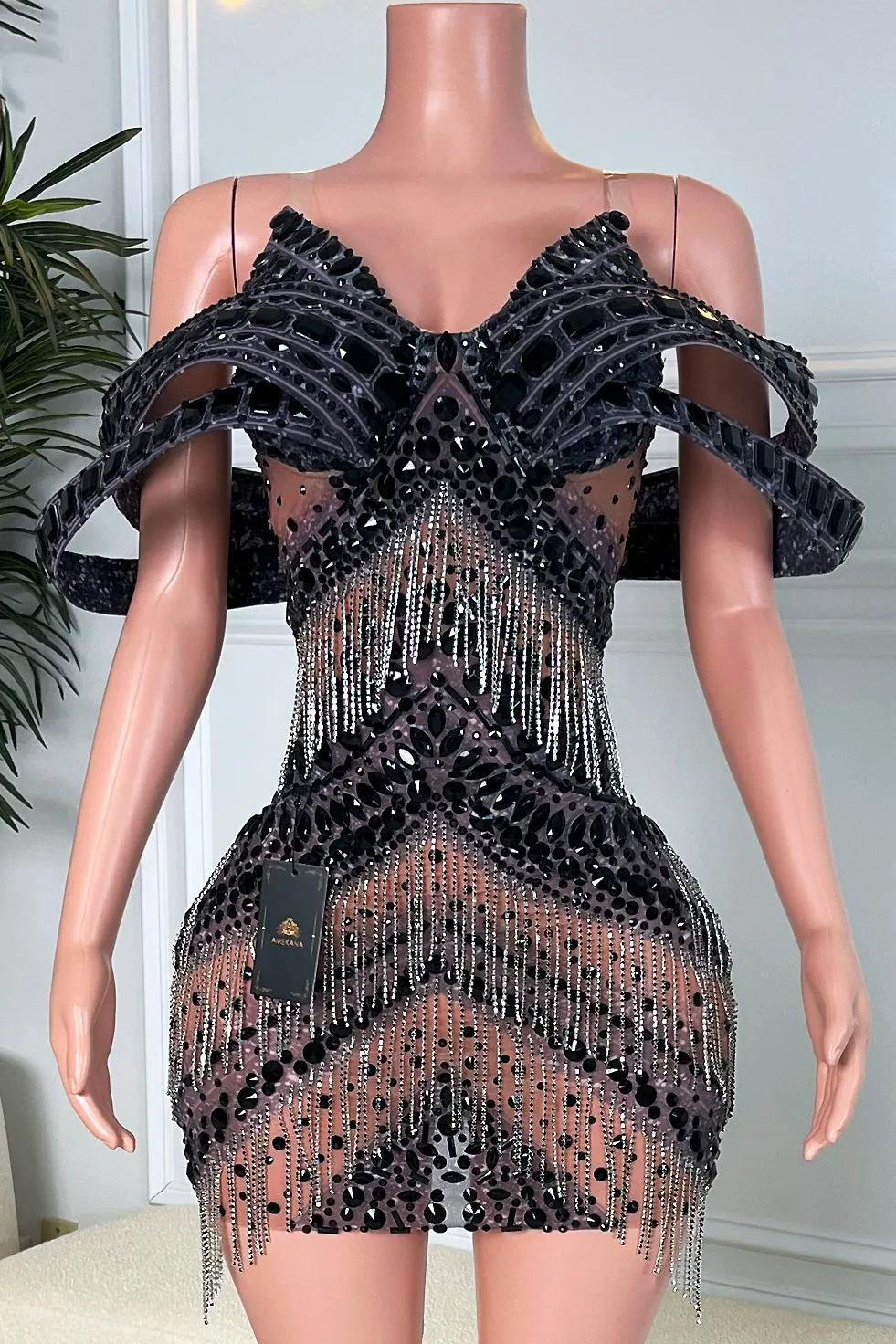Tarania Black Dress