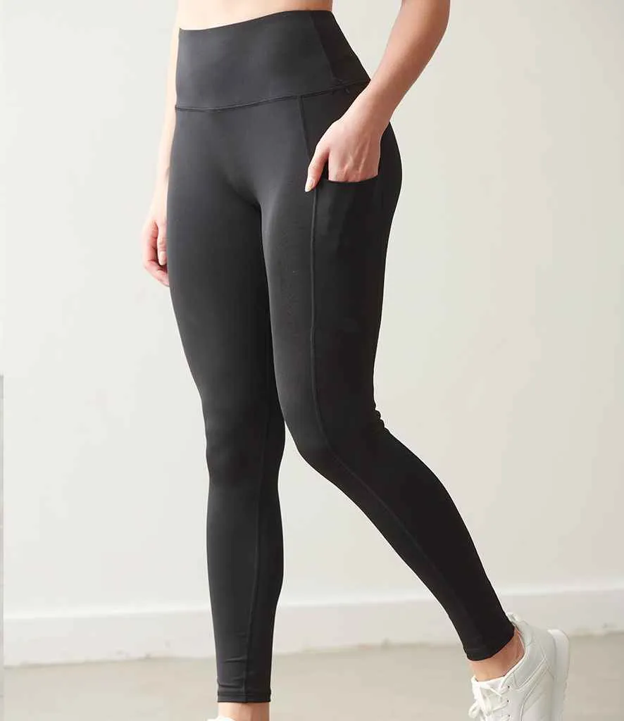 Tombo Ladies Core Pocket Leggings Black