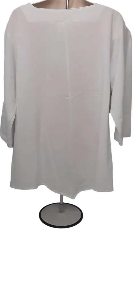 Top Pullover-Large Dragon Fly-White-Women's