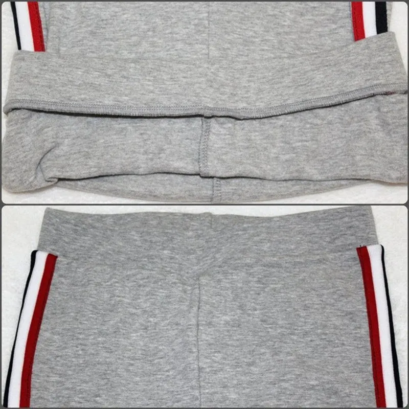 VenusFox High Waist Cotton Side stripes Fitness Leggings