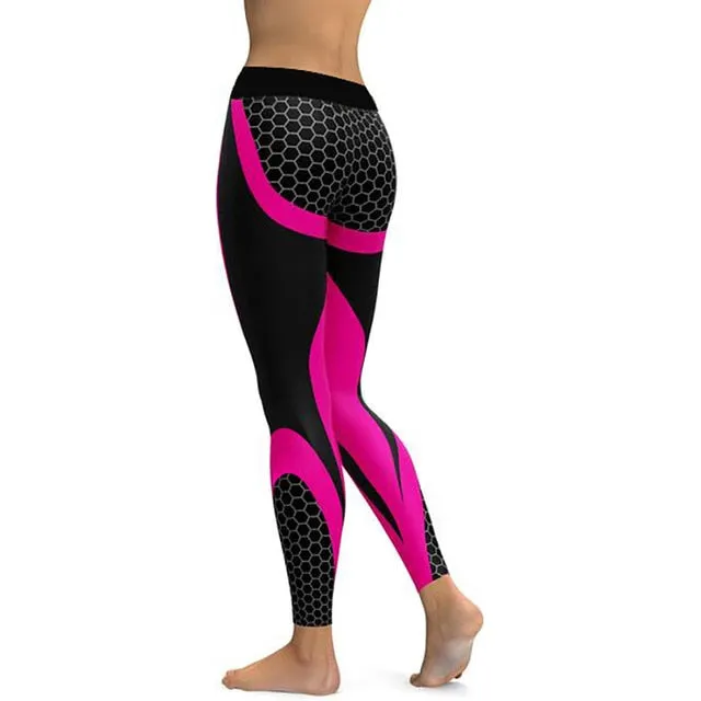 VenusFox High Waist Printing Style Leggings Pants