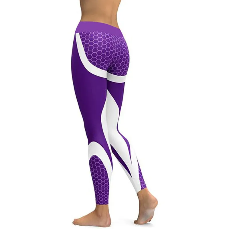 VenusFox High Waist Printing Style Leggings Pants