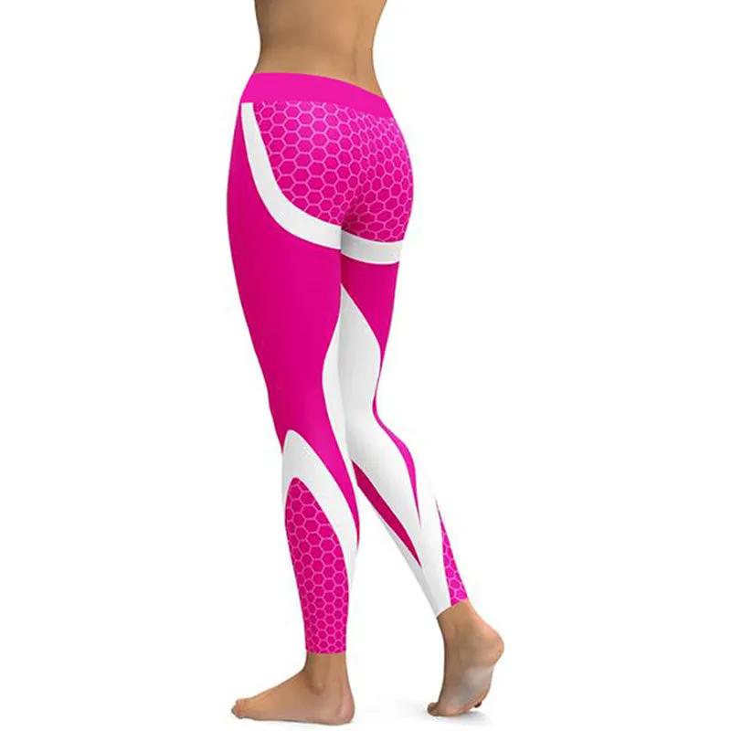 VenusFox High Waist Printing Style Leggings Pants
