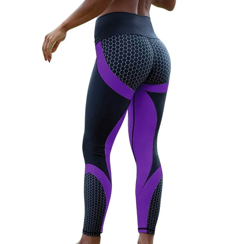 VenusFox High Waist Printing Style Leggings Pants