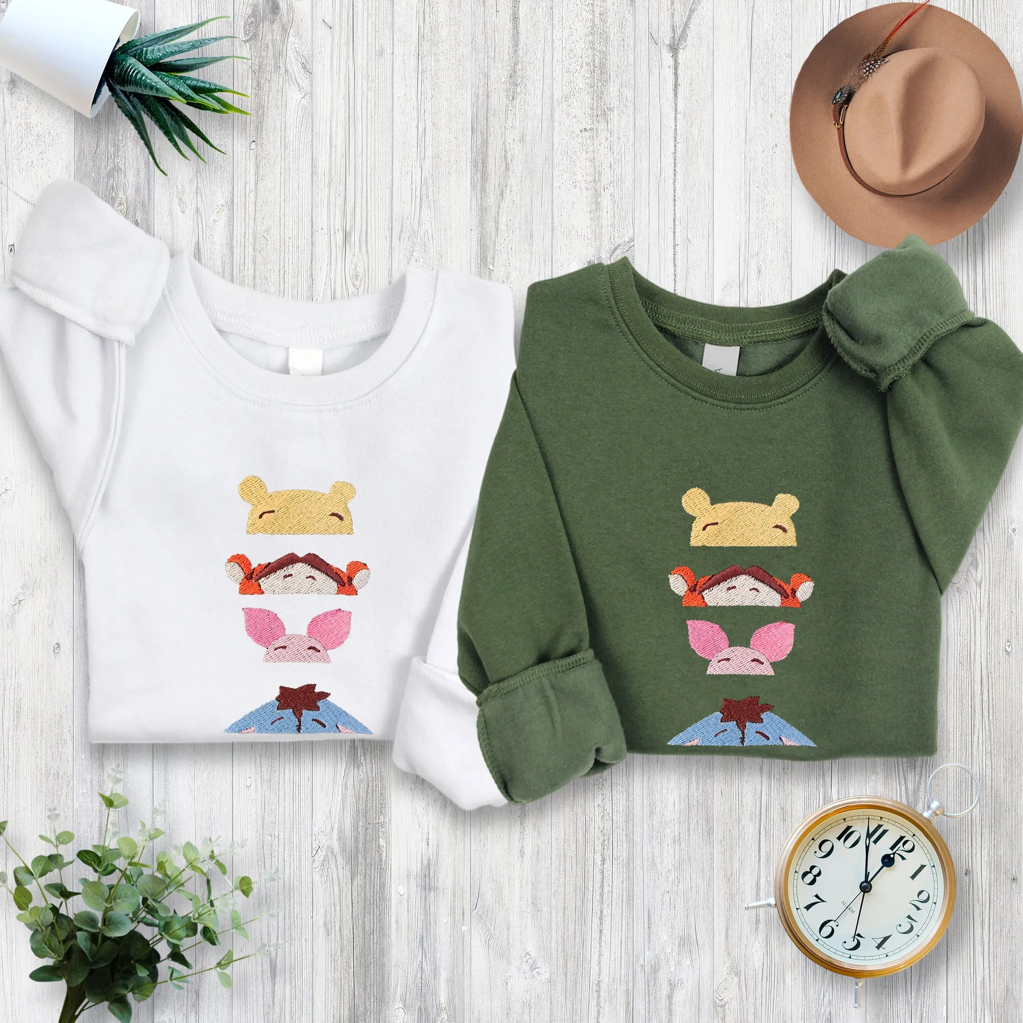 Winnie The Pooh and Friends Embroidered Youth Sweatshirt