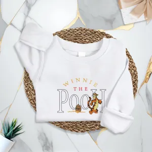 Winnie The Pooh Embroidered Youth Sweatshirt
