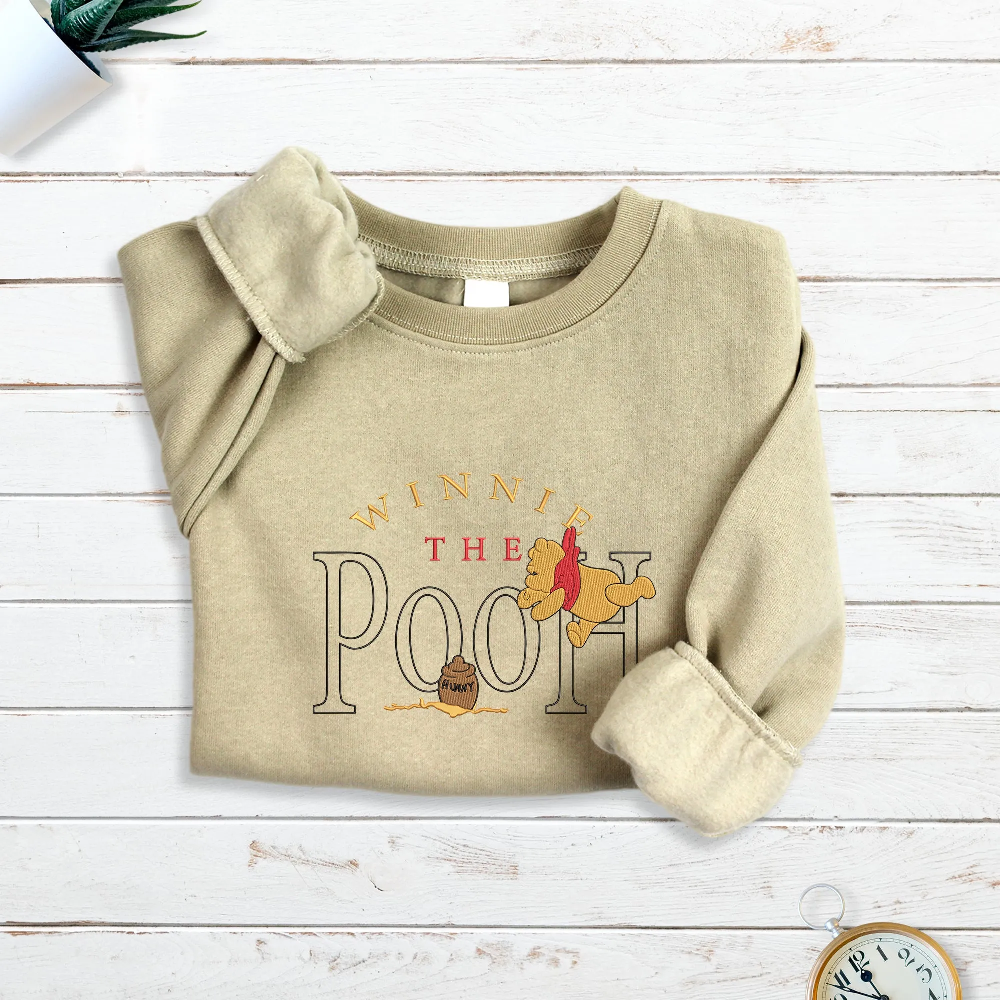 Winnie The Pooh Embroidered Youth Sweatshirt