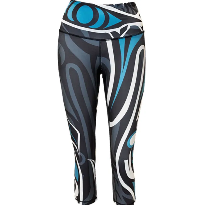 Wolf Teal Capri